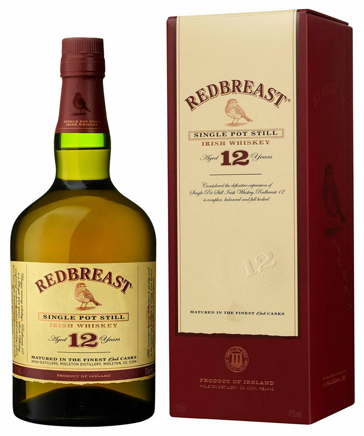 RedBreast 12 éves Ír Whiskey 0.7lDRS