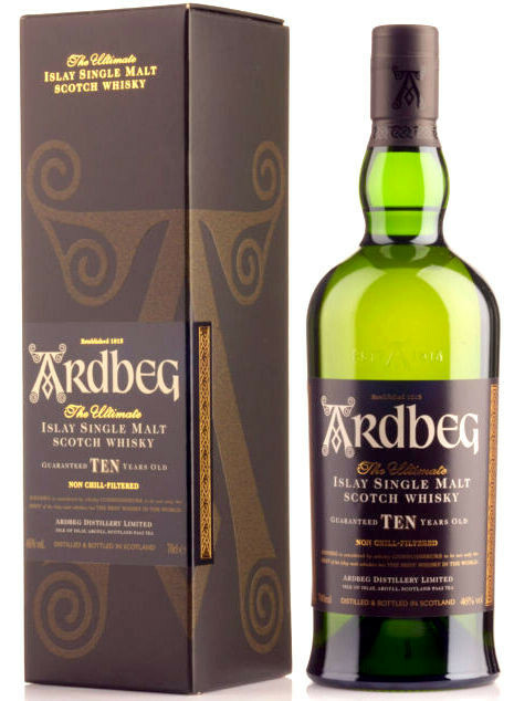 Ardbeg 10 éves Skót Single Malt Whisky 0.7l DRS