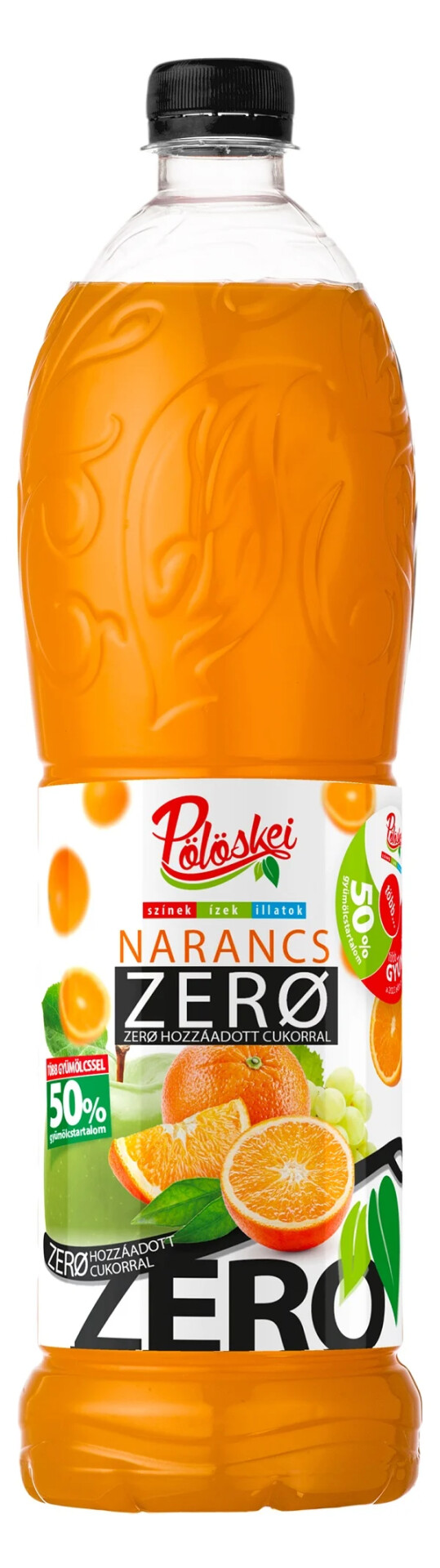 Pölöskei ZERO Narancs szörp 50% 1l