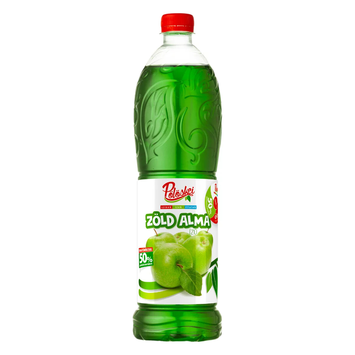 Pölöskei Zöldalma szörp 50% 1l DRS