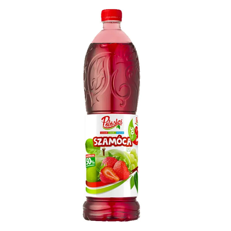 Pölöskei Szamóca szörp 50% 1l DRS