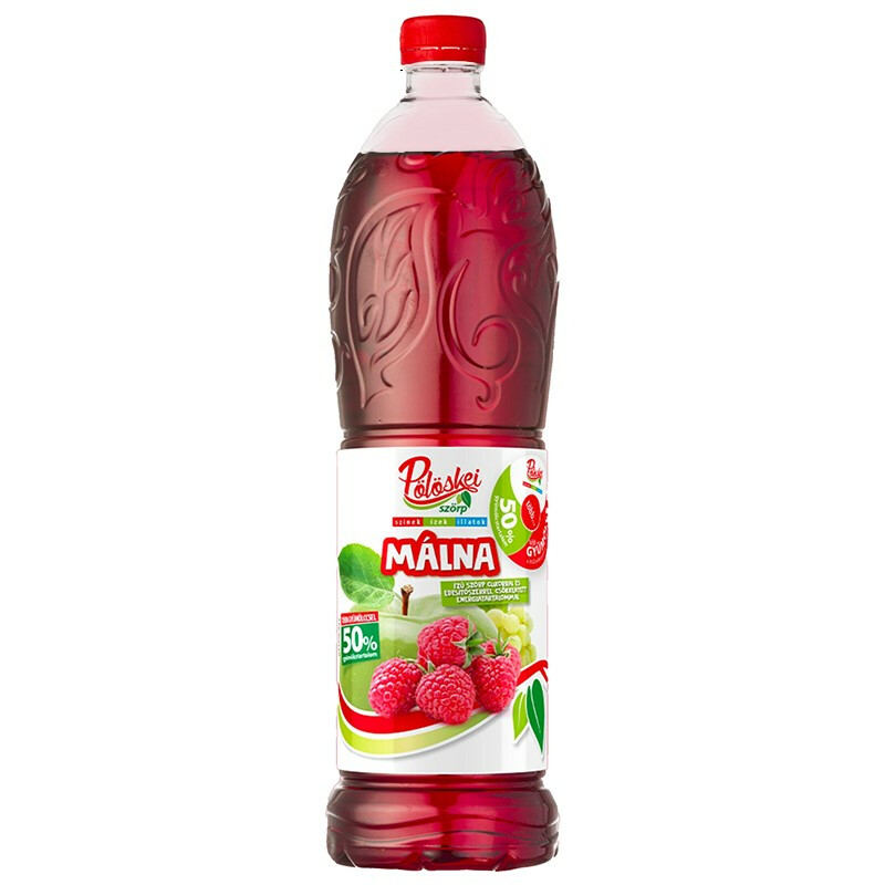 Pölöskei Málna szörp 50% 1l DRS
