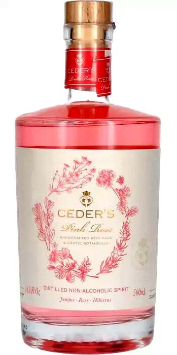 Ceder's Pink Gin 0% 0.5l DRS