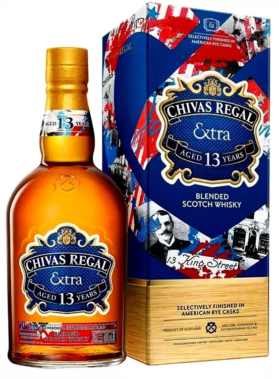 Chivas Regal Extra 13 éves Rye Cask Blended Skót Whisky 0.7l