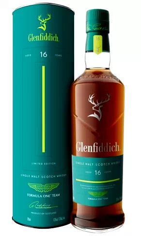 Glenfiddich 16 éves Whisky Aston Martin Limited Edition 0.7l DRS