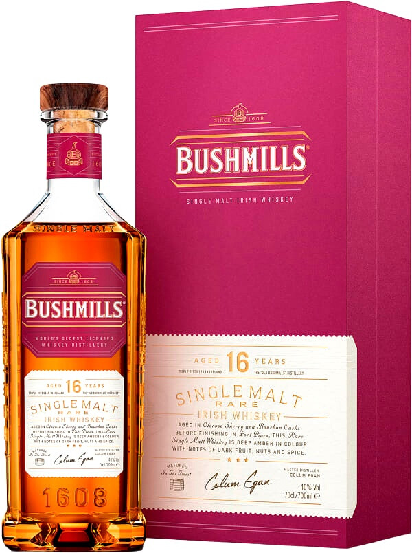Bushmills Malt 16 éves Triple Wood Whiskey 0.7l DRS