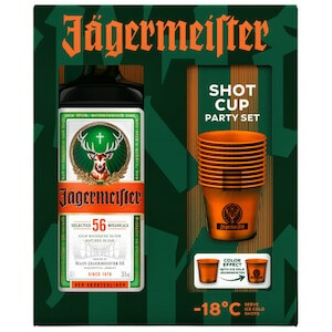 Jagermeister 0.7l +10 alupohár DRS