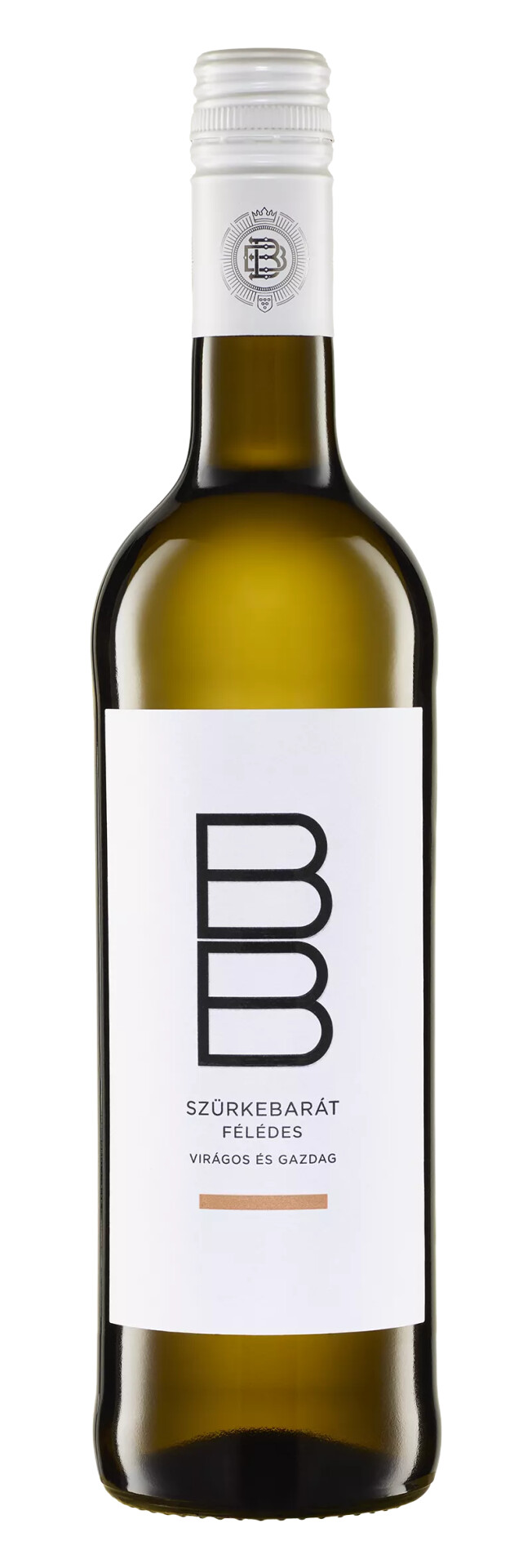 BB Szürkebarát Félédes Fehérbor /Virágos és Gazdag/ 0.75l DRS