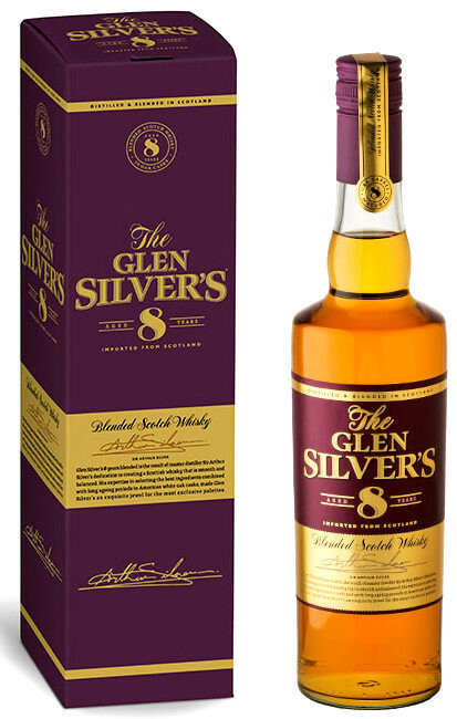 The Glen Silver's 8 éves Blended Whisky 0.7l DRS