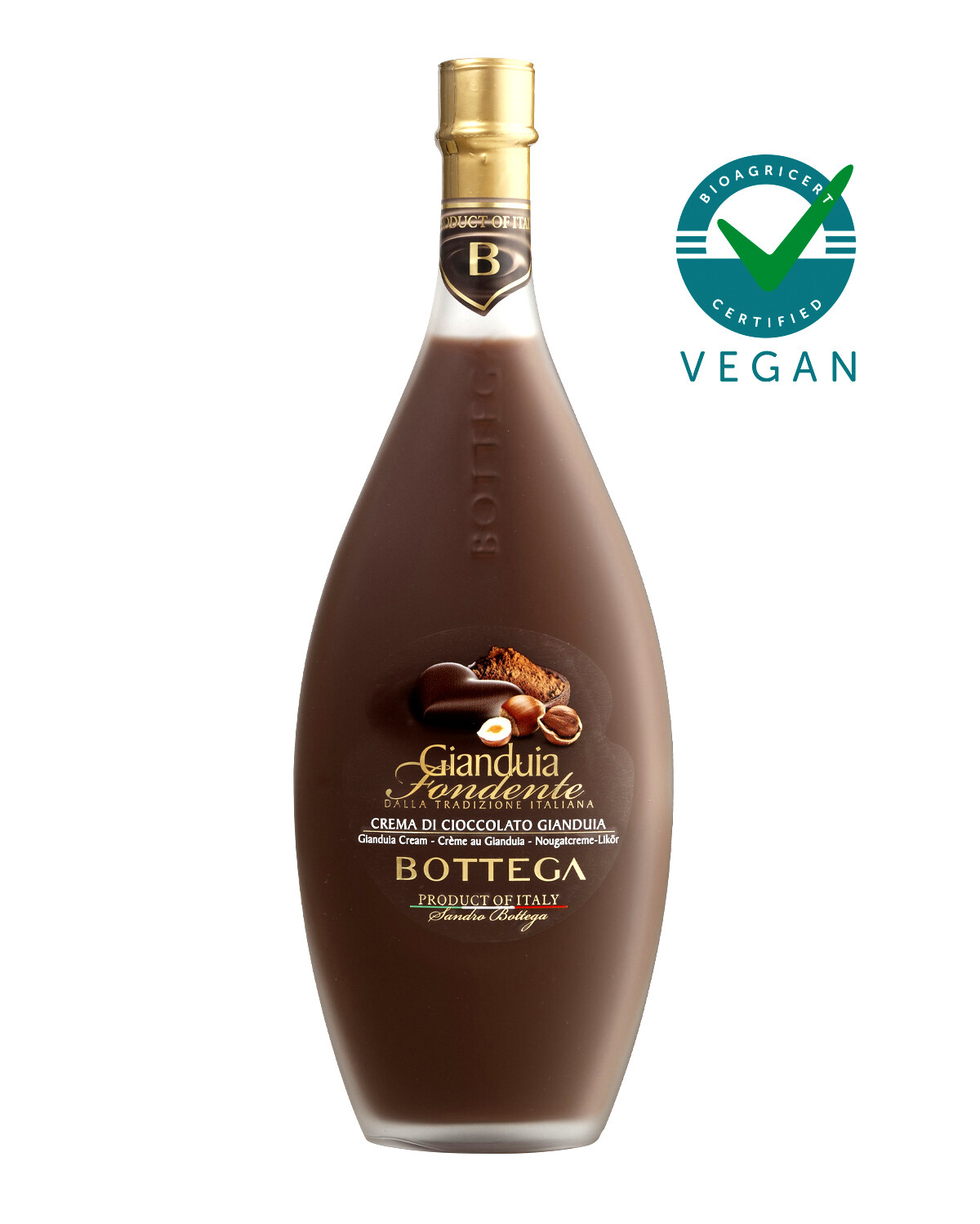 Bottega Gianduia Mogyorós Csokilikőr 0.5l