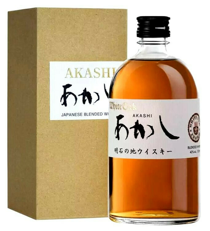 Akashi White Oak Blended Japán Whisky 0.5l DRS