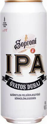 Soproni Óvatos Duhaj IPA 0.5l dobozos Sör DRS