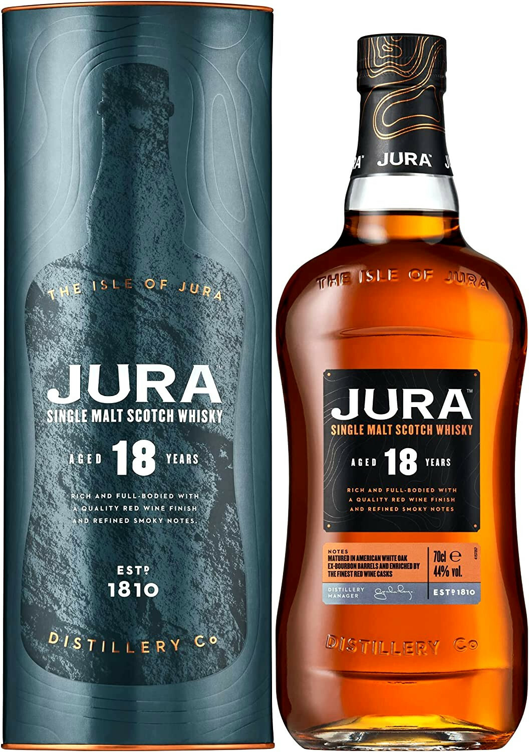 Jura 18 éves Skót Single Malt Whisky 0.7l DRS