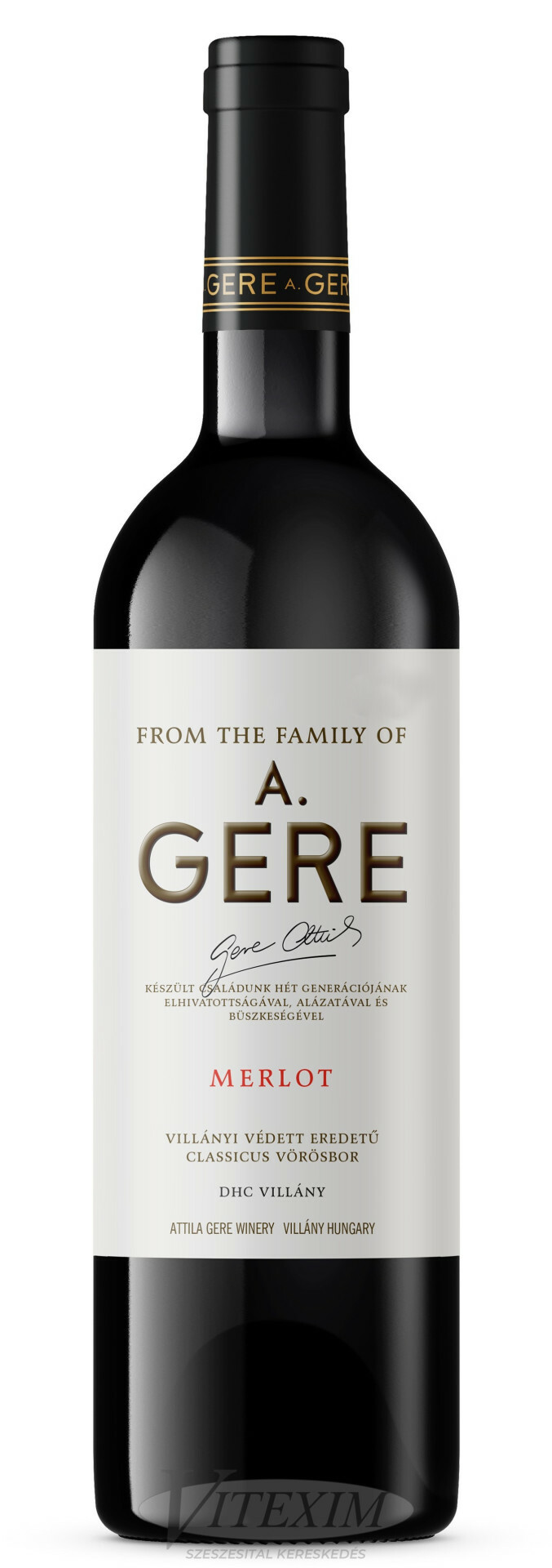 Gere Attila Villányi Merlot 0.75l